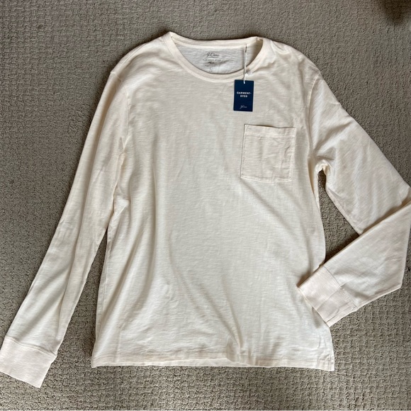 J. Crew Other - NWT J-Crew Cotton Long Pocket Sleeve Tee